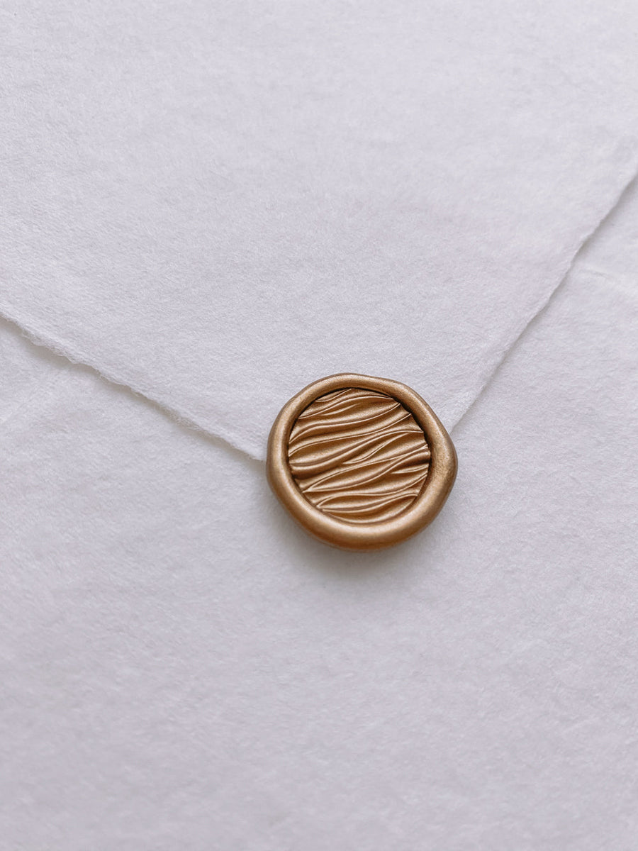 3D Waves Wax Seal Stamp – Olive Paperie Co.