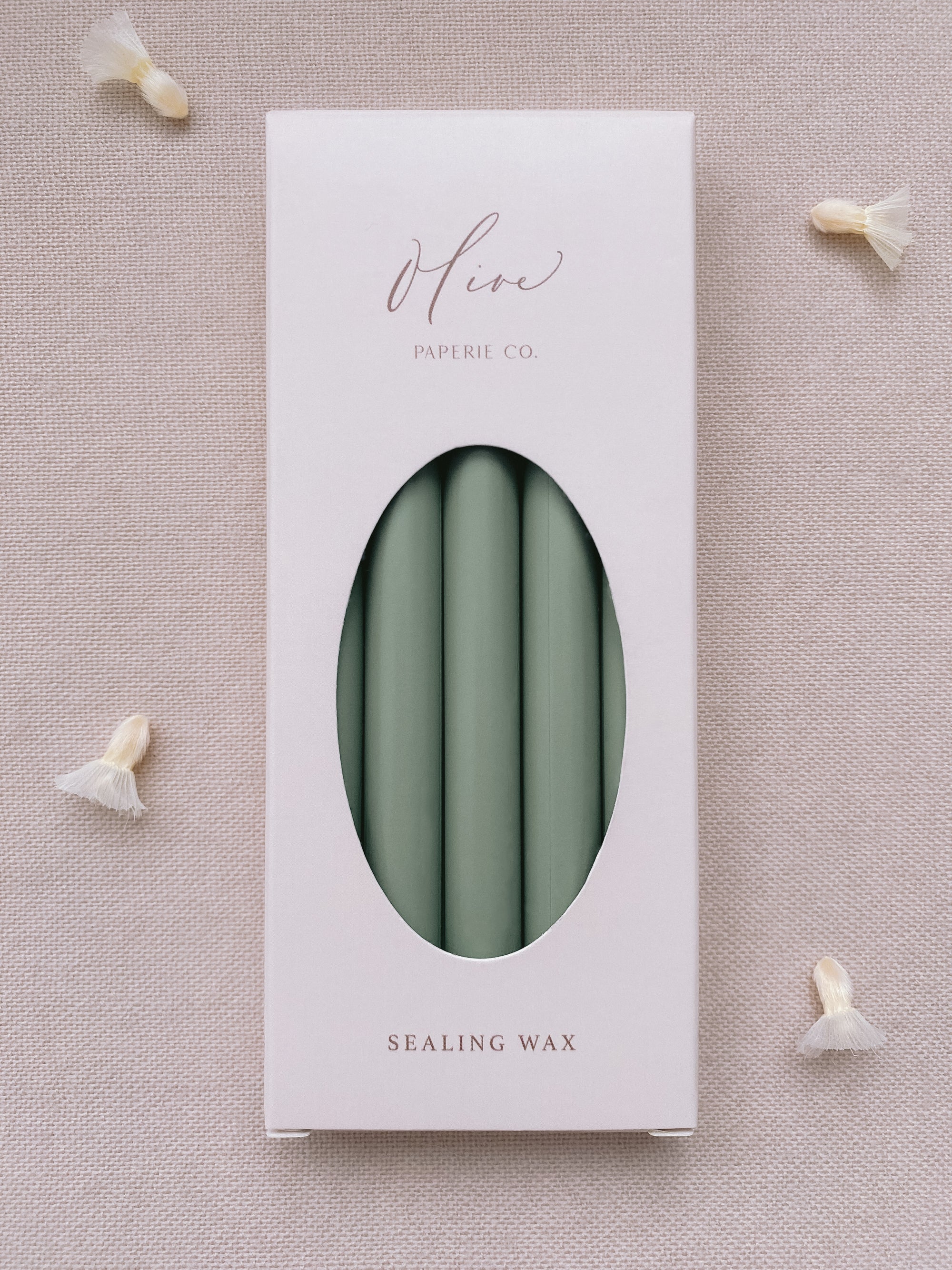 Apple Green Wax Seal Beads - Cloverloft Paperie