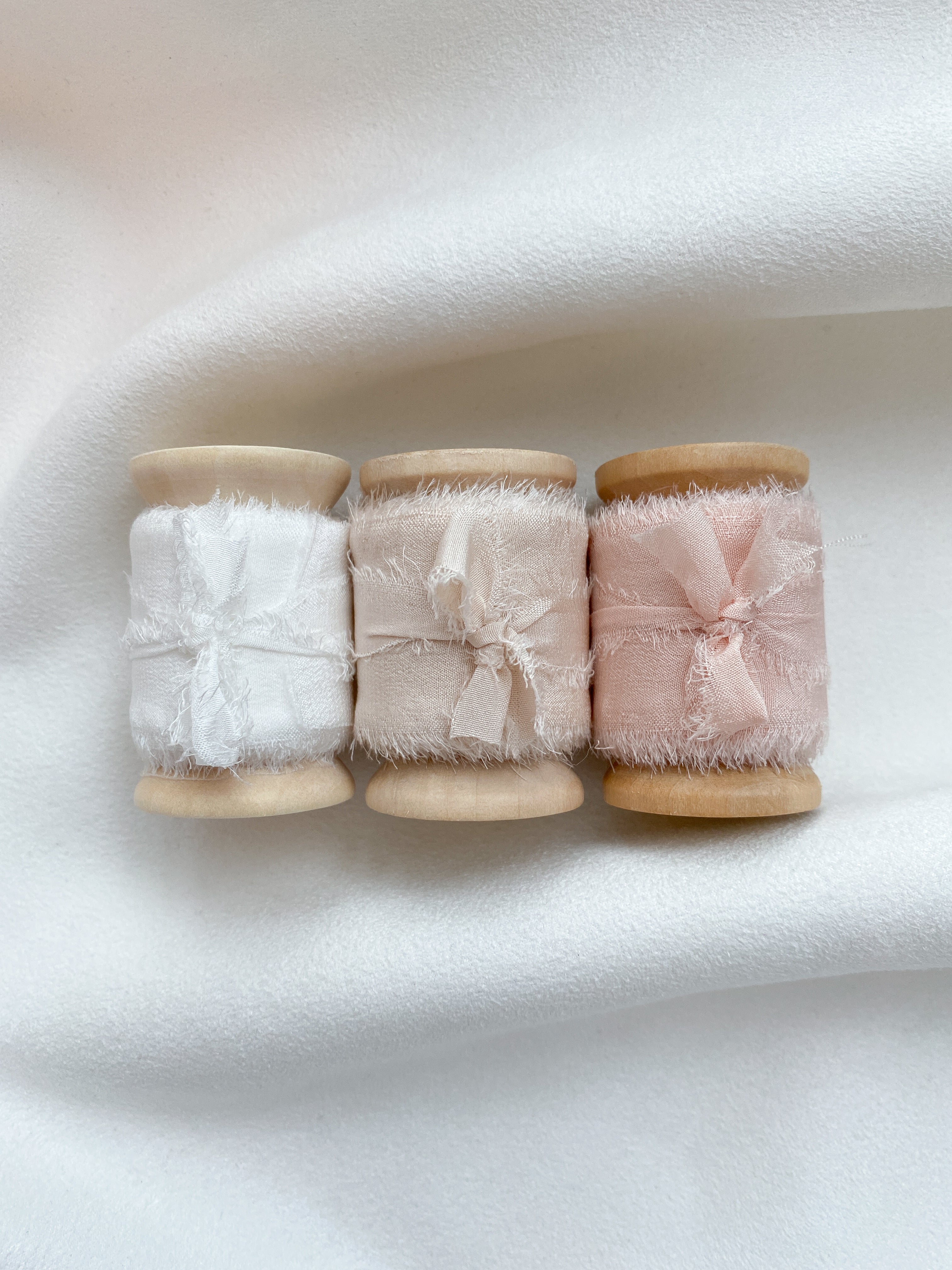 Nude Silk Ribbon Set – Olive Paperie Co.