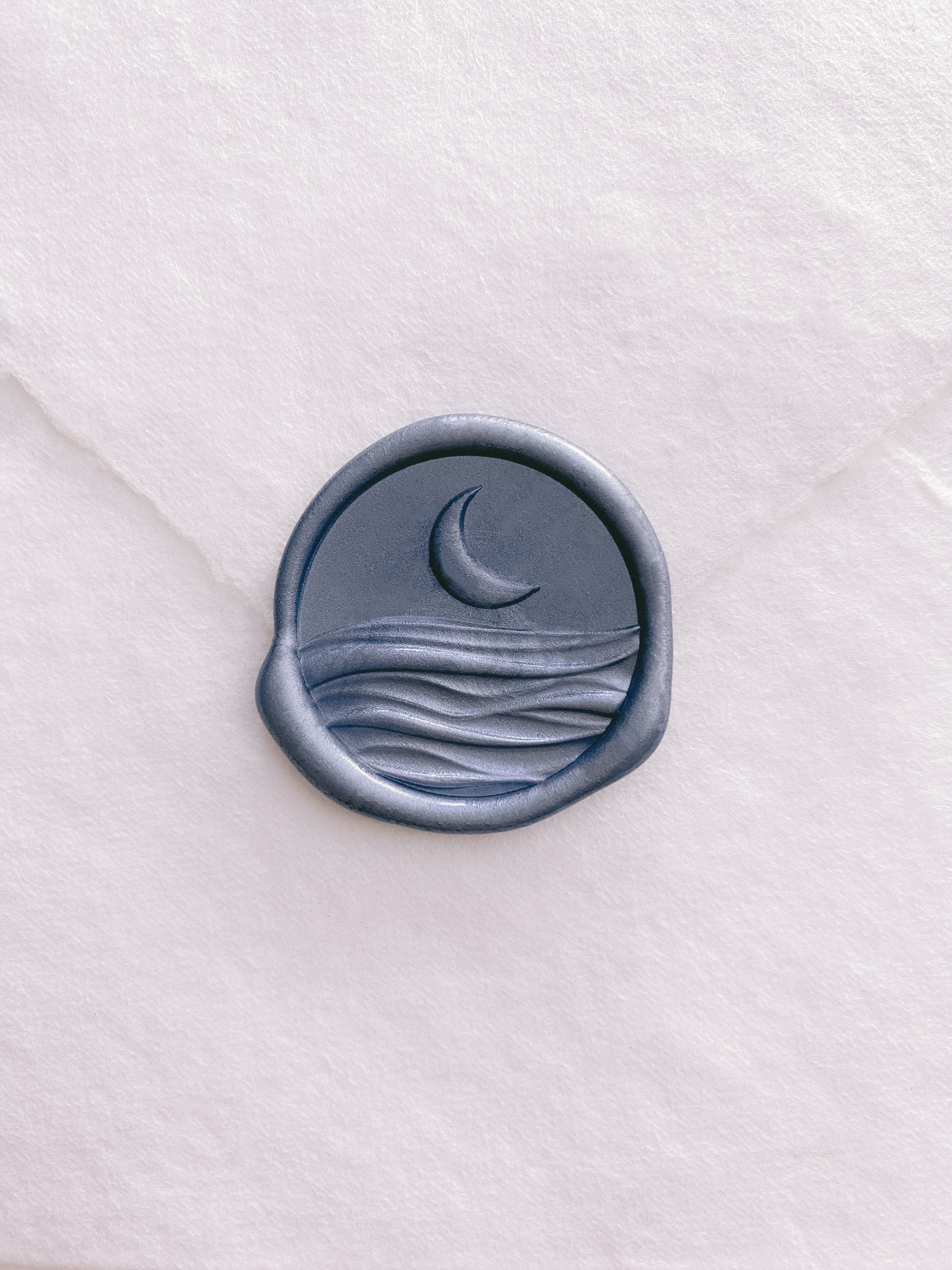 3D Ocean Waves Wax Seal Stamp – Olive Paperie Co.