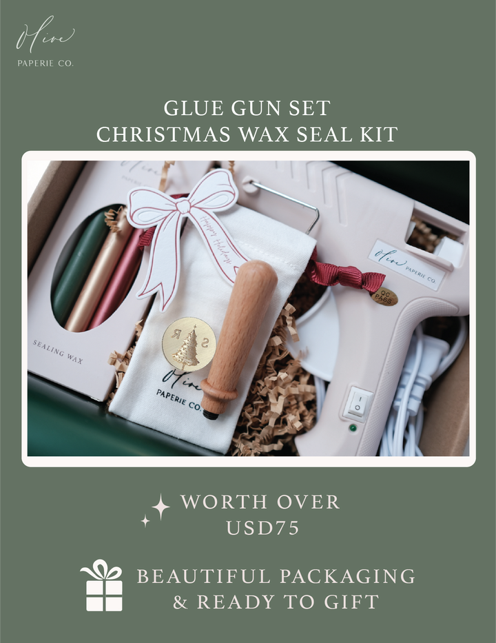 Christmas Tree Monogram Wax Seal Stamp