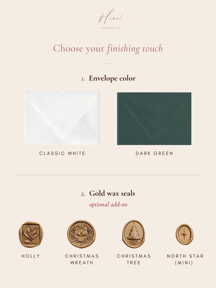 North Star Letterpress Christmas Cards