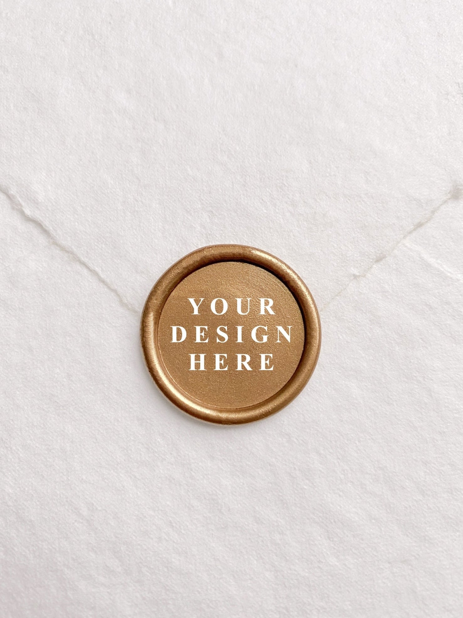 Personalized Initials Brass Wax Seal Stamp: Wedding Invitation