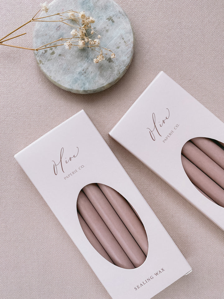 2 boxes of set of 5 nude brown glue gun sealing wax sticks