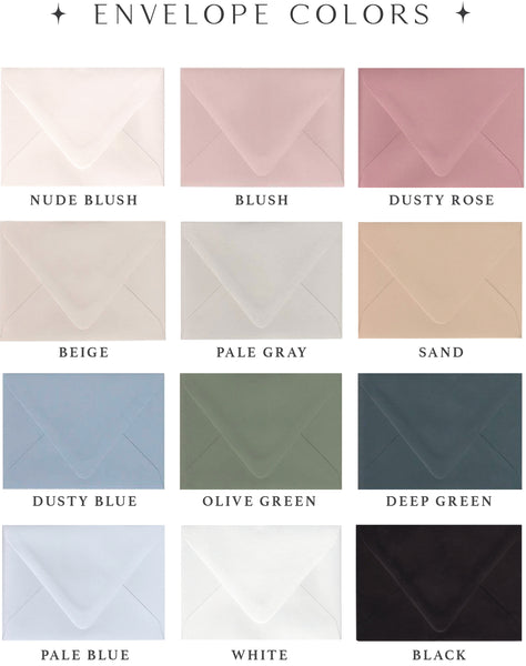 envelope color options