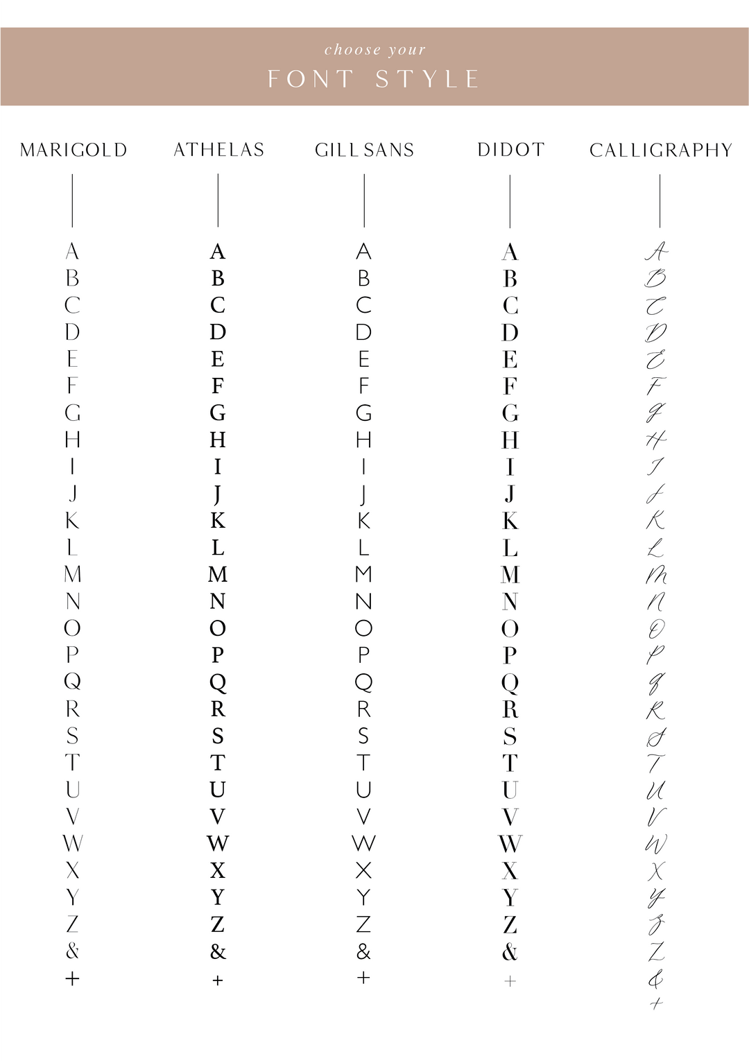 monogram wax seal font options