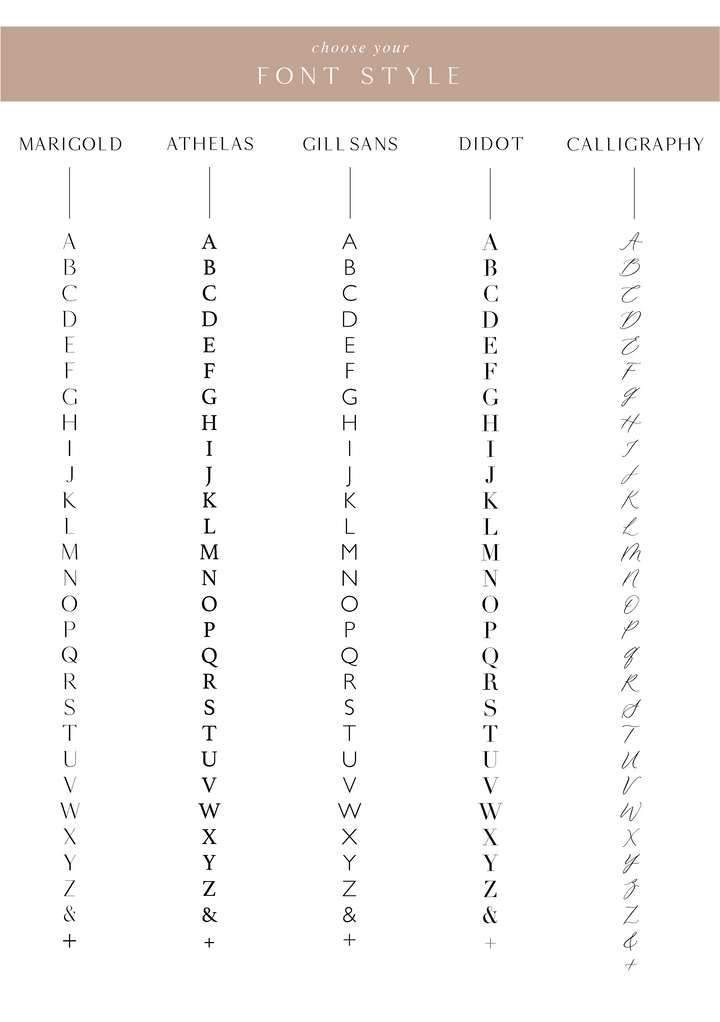 monogram wax seal font options