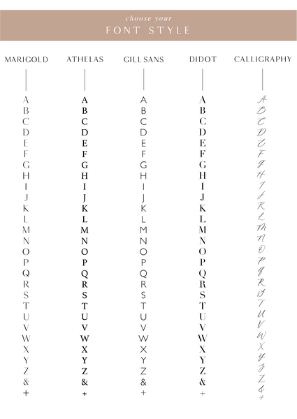 Christmas Tree monogram wax stamp font options