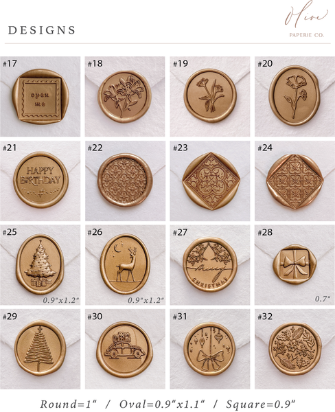 Wax Seal Stamp Kit