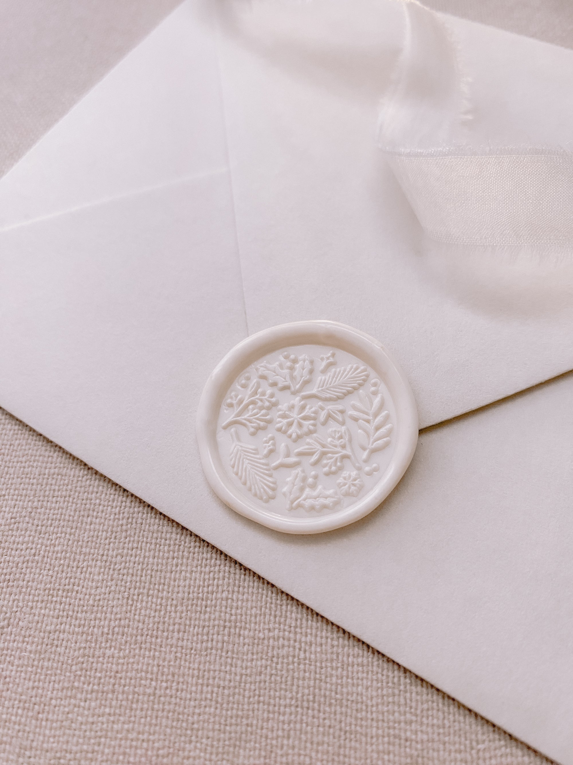 Pre-Made Christmas Wax Seal Stickers – Olive Paperie Co.