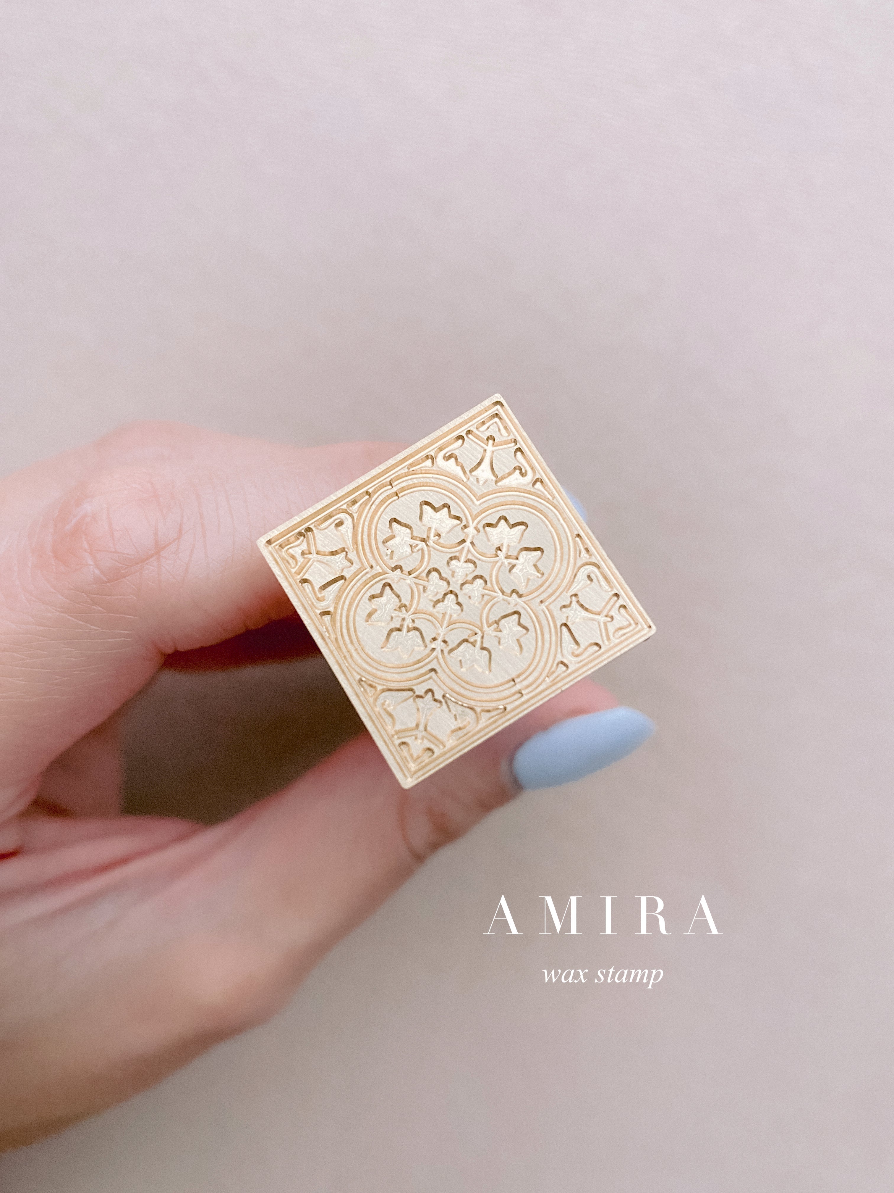 Amira Quatrefoil Wax Seal Stamp – Olive Paperie Co.