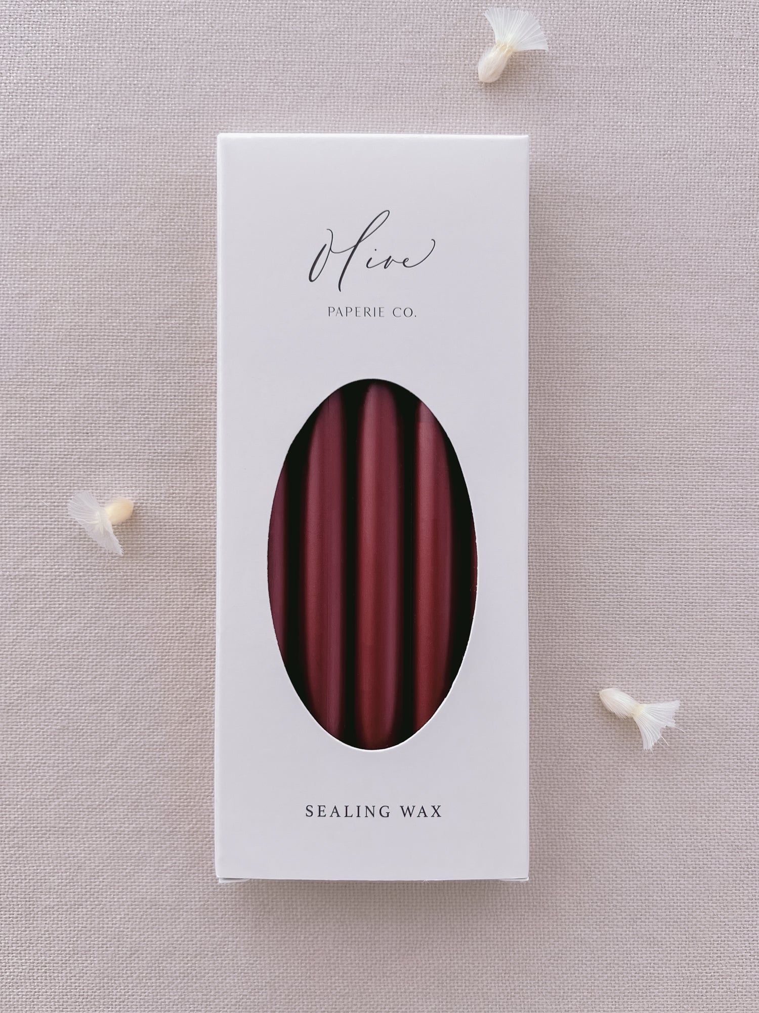 pack of five metallic red glue gun sealing wax sticks