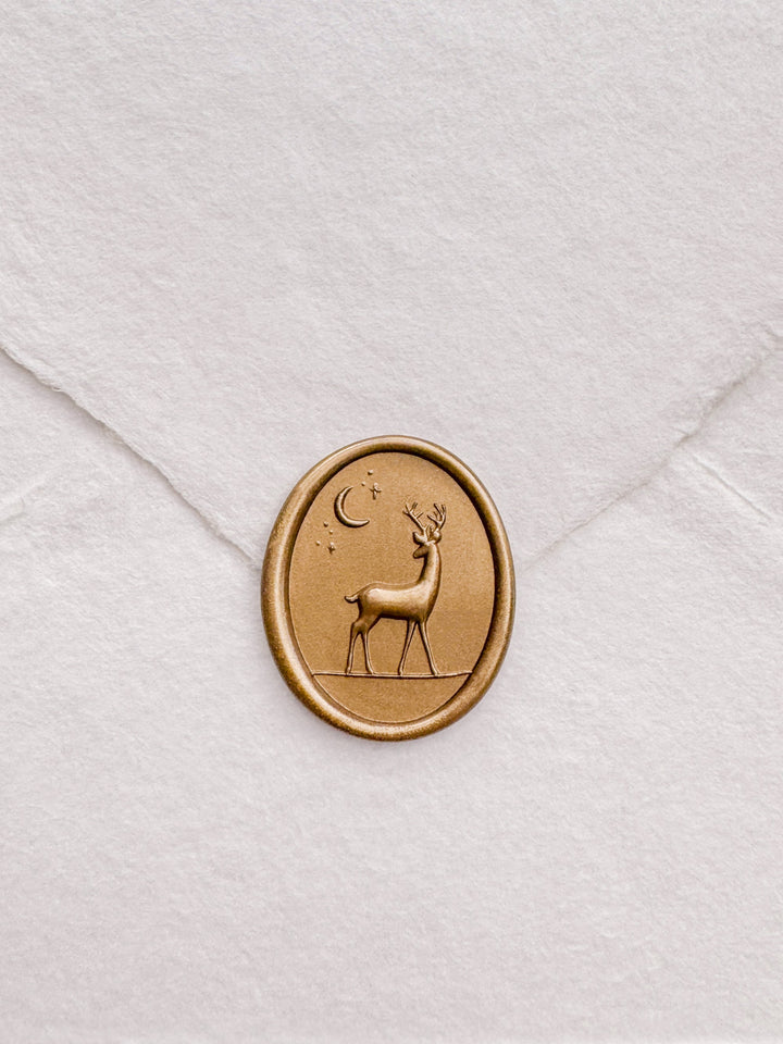 3D reindeer wax seal stamp