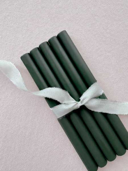 deep green sealing wax sticks