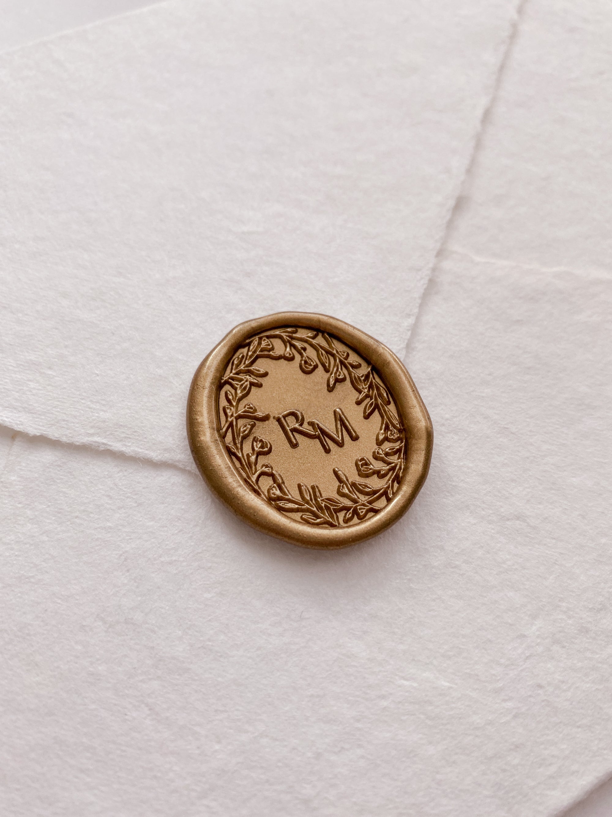 Wax seal stamp with monogram — Carissimo Letterpress