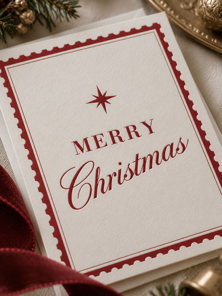 North Star Letterpress Christmas Cards