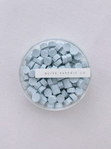 Pale Sky Sealing Wax Beads