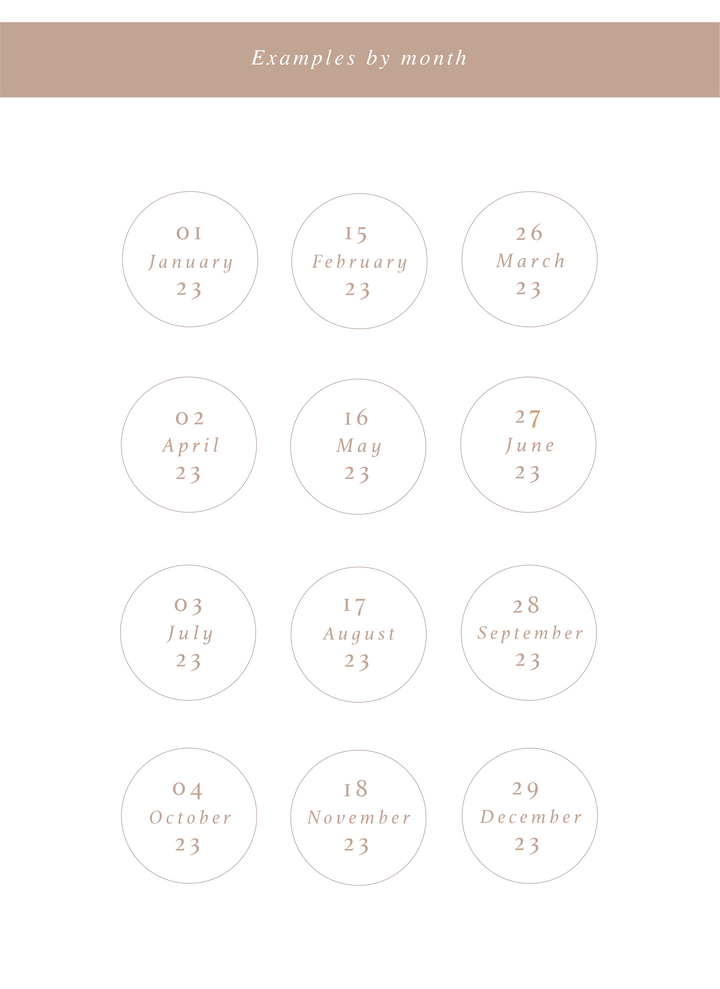 Example by month