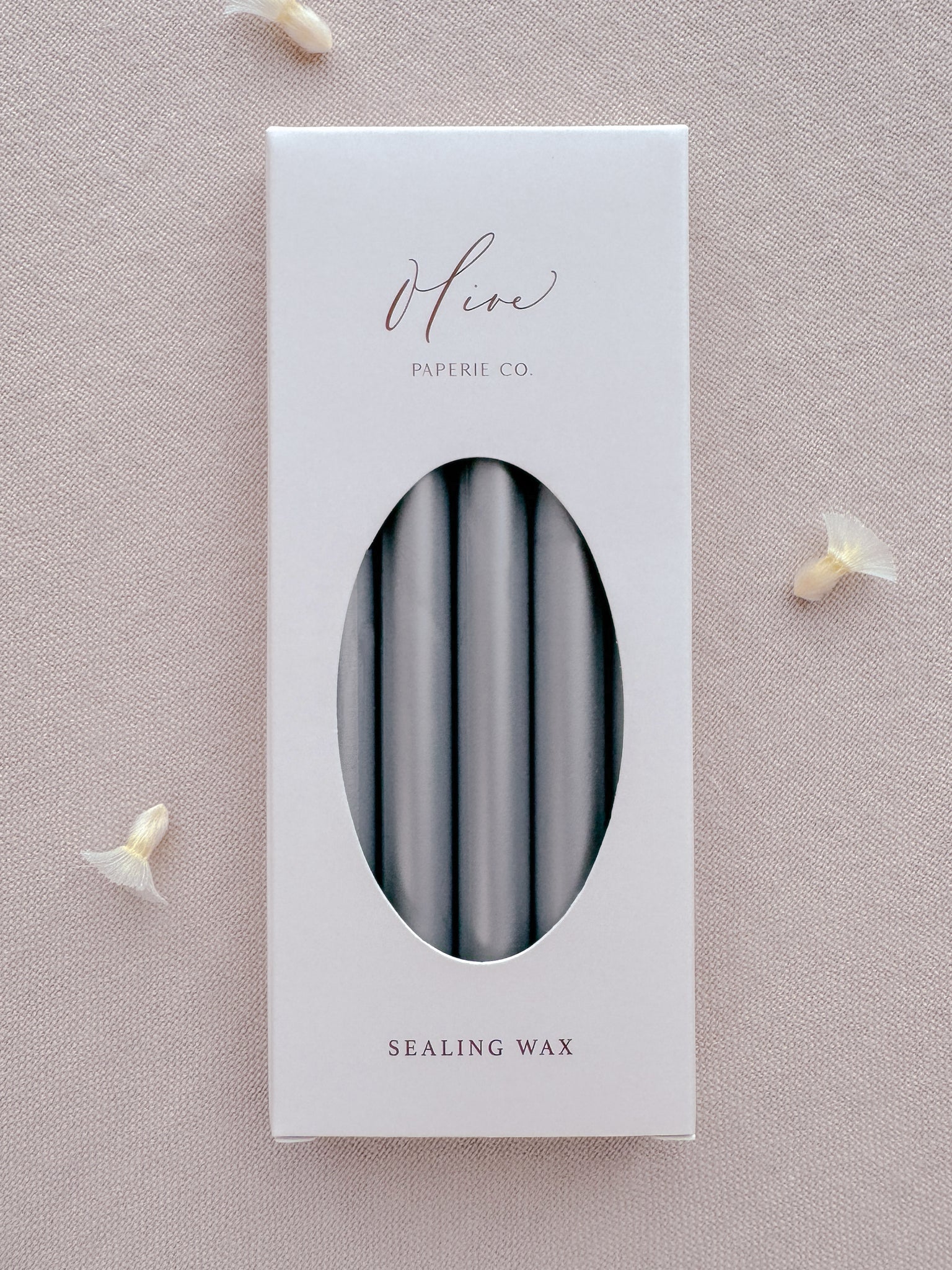 pack of five silver glue gun sealing wax sticks