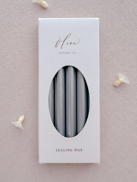 pack of five silver glue gun sealing wax sticks