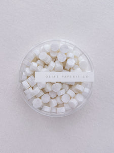 White Pearl Sealing Wax Beads
