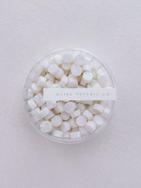 White Pearl Sealing Wax Beads
