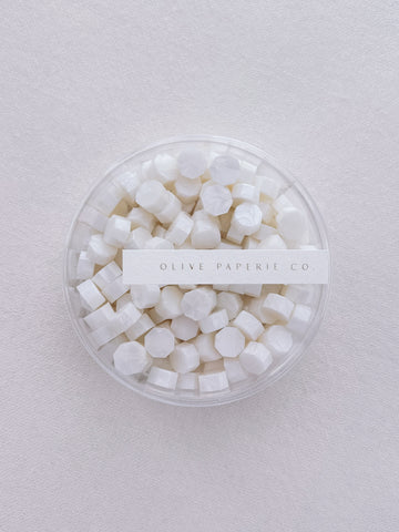 White Pearl Sealing Wax Beads